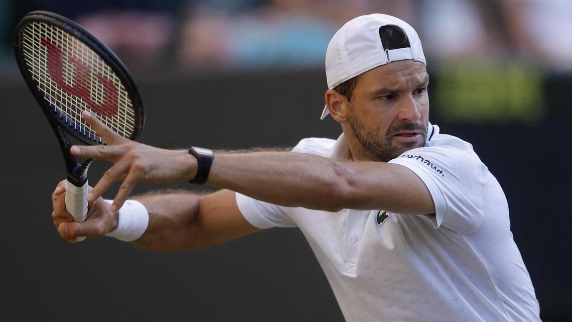 Year after injury at Wimbledon, Grigor Dimitrov stuns No. 15 Jakub Mensik 