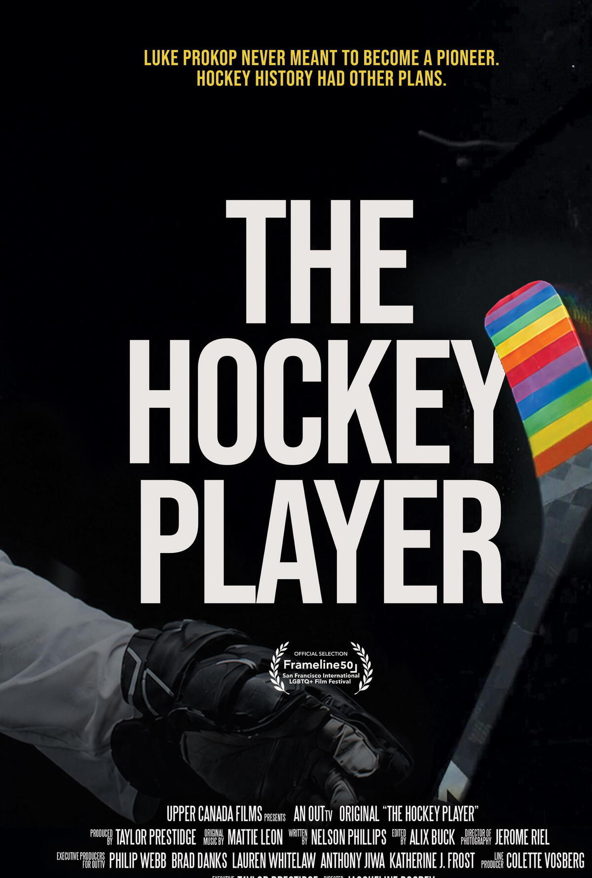  The Hockey Player follows Luke Prokop as he becomes the first, and still only, player under an NHL contract to come out as gay. (Upper Canada Films) 