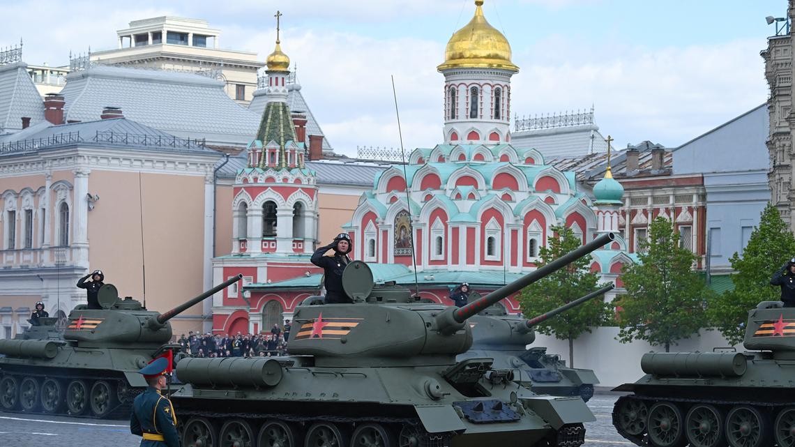 Putin's WWII parade cuts tanks and missiles for use in Ukraine war