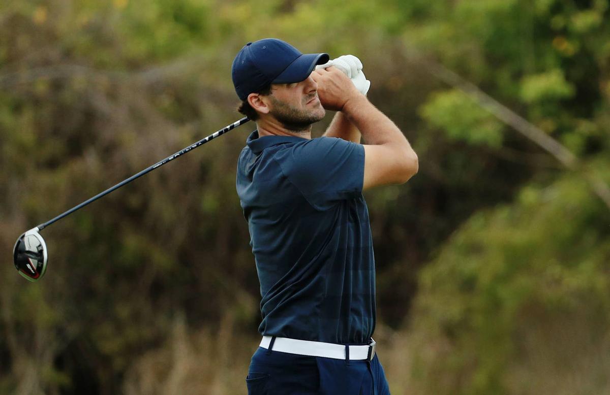  Tony Romo's qualifying attempt went poorly. (Photo by Mike Ehrmann/Getty Images) 