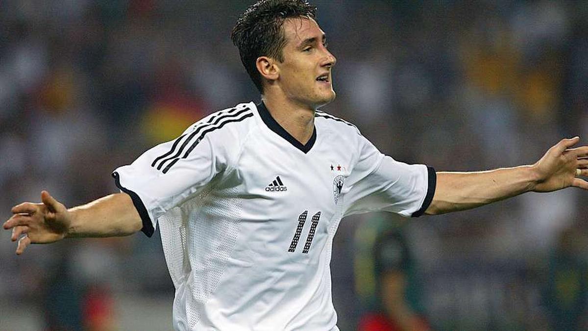  Klose is the all-time leading World Cup goalscorer. | PEDRO UGARTE/AFP/Getty Images 