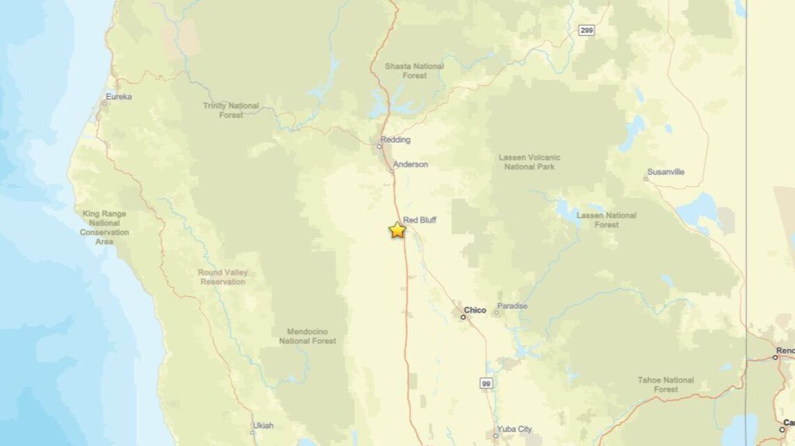 Update: Earthquake measuring 2.7 rattles area close to Red Bluff, CA on June 3 