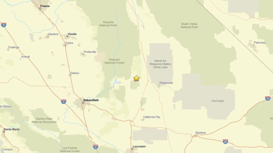 Update: Earthquake shakes region close to Inyokern, CA on Aug. 3 - 2.4 magnitude recorded 