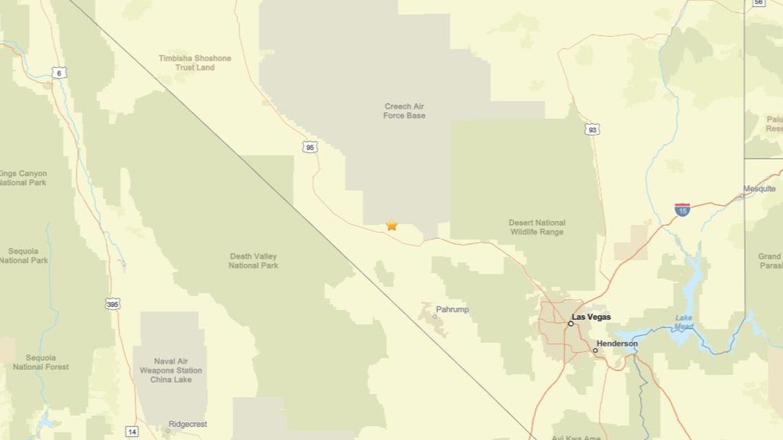 Update: Seismic activity on March 3 - 2.5 magnitude earthquake near Beatty, NV registered 
