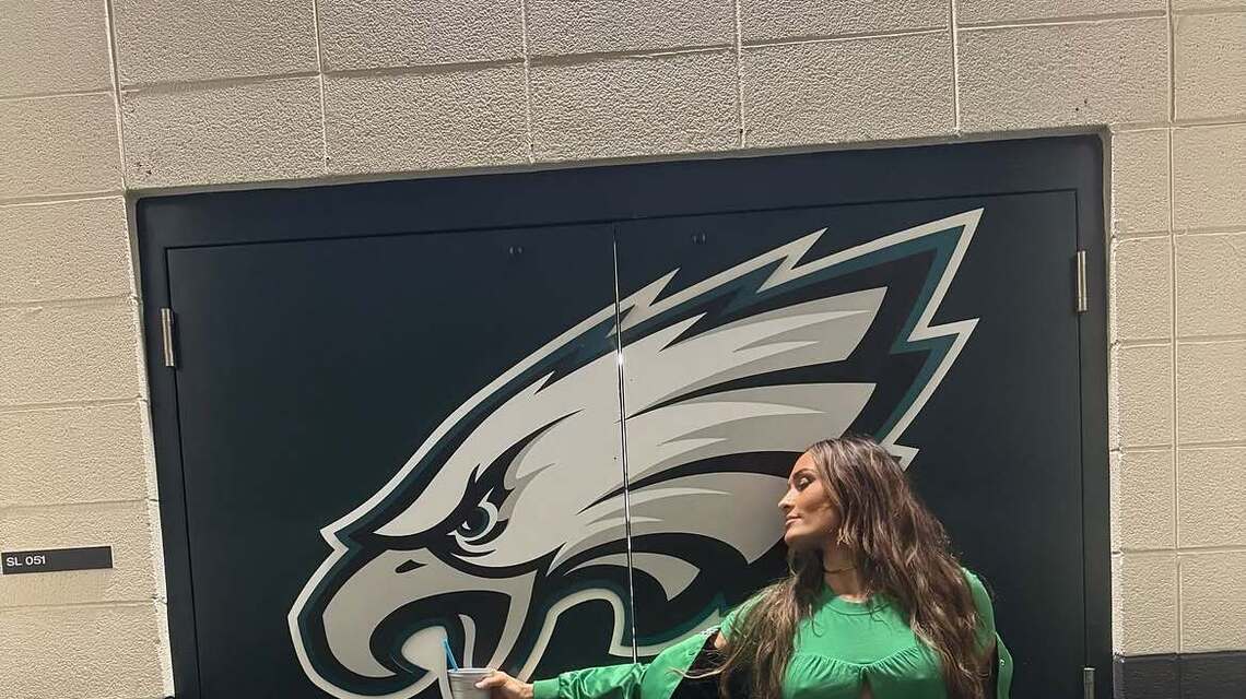 Nikki Bella Goes Braless Under Sizzling Crop Top at Philadelphia Eagles Game 