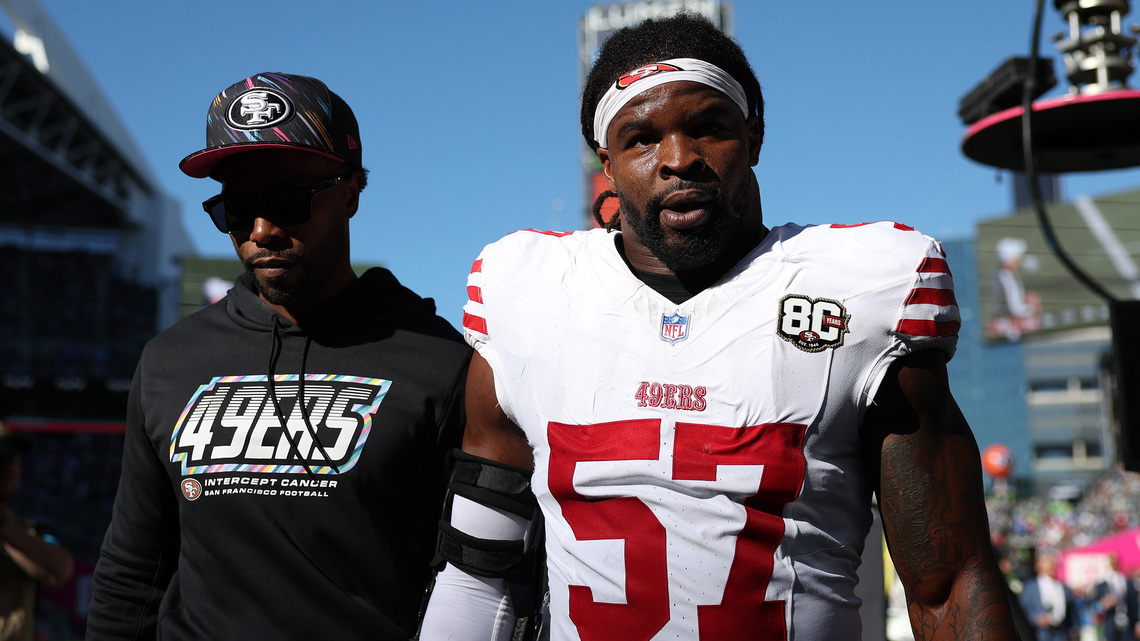 49ers LB Dre Greenlaw ejected after head-butt in Seahawks game