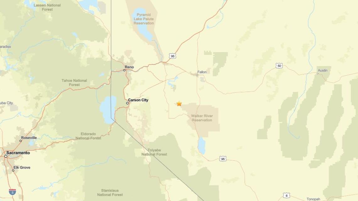 Update: Seismic activity on May 14 - 2.6 magnitude earthquake near Yerington, NV reported 