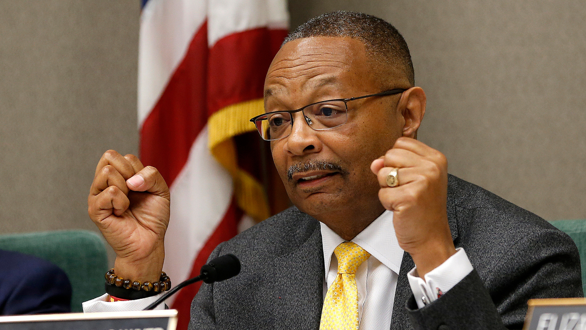 Assemblyman Reginald Jones-Sawyer, D-Los Angeles, chairman of the Assembly Public Safety Committee, discusses legislation to restrict the use of deadly force by police in 2019.