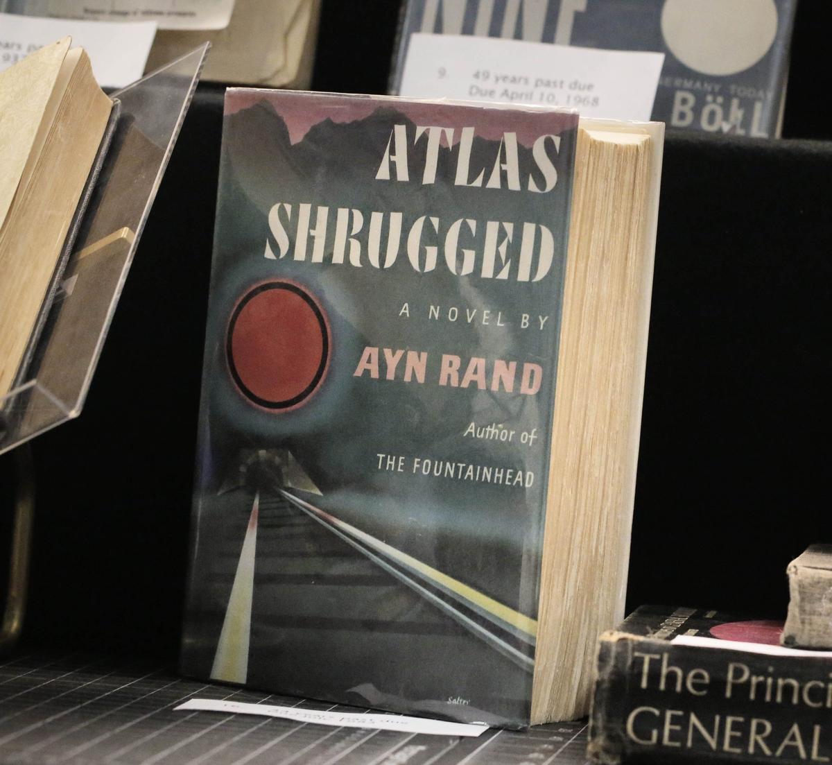 A first edition copy of “Atlas Shrugged” by Ann RandSan Francisco Chronicle/Hearst Newspapers / Contributor