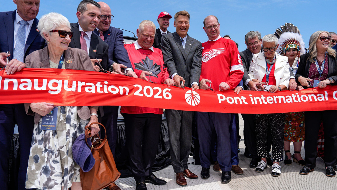 Trump says Canada opening Gordie Howe bridge without US was 'fine' 
