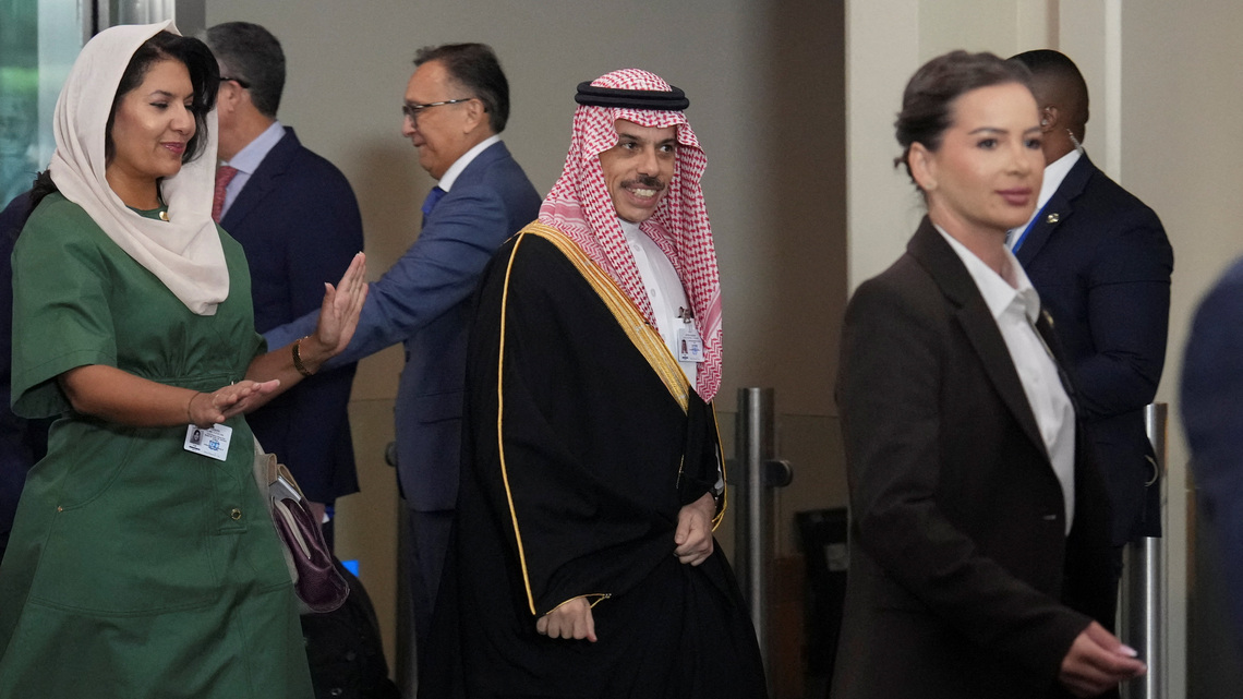 Saudi foreign minister arrives in Washington for talks with Rubio 