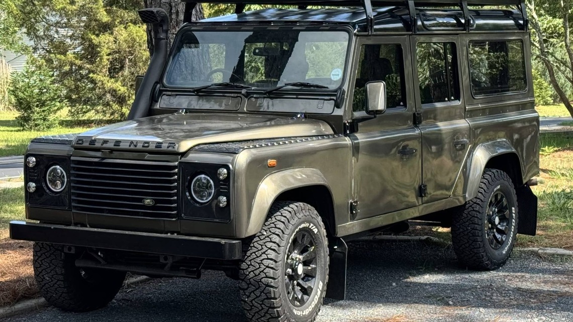 1996 Land Rover Defender 110 300Tdi Is For Sale on Bring a Trailer with 4 Days Left at $25,000 