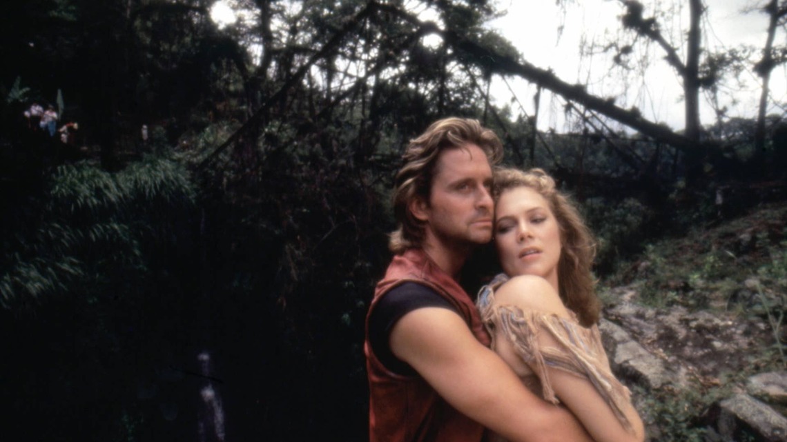 Michael Douglas Reveals He Had a Secret Romance With ‘Romancing the Stone' Costar Kathleen Turner That They Lied About for 40 Years 