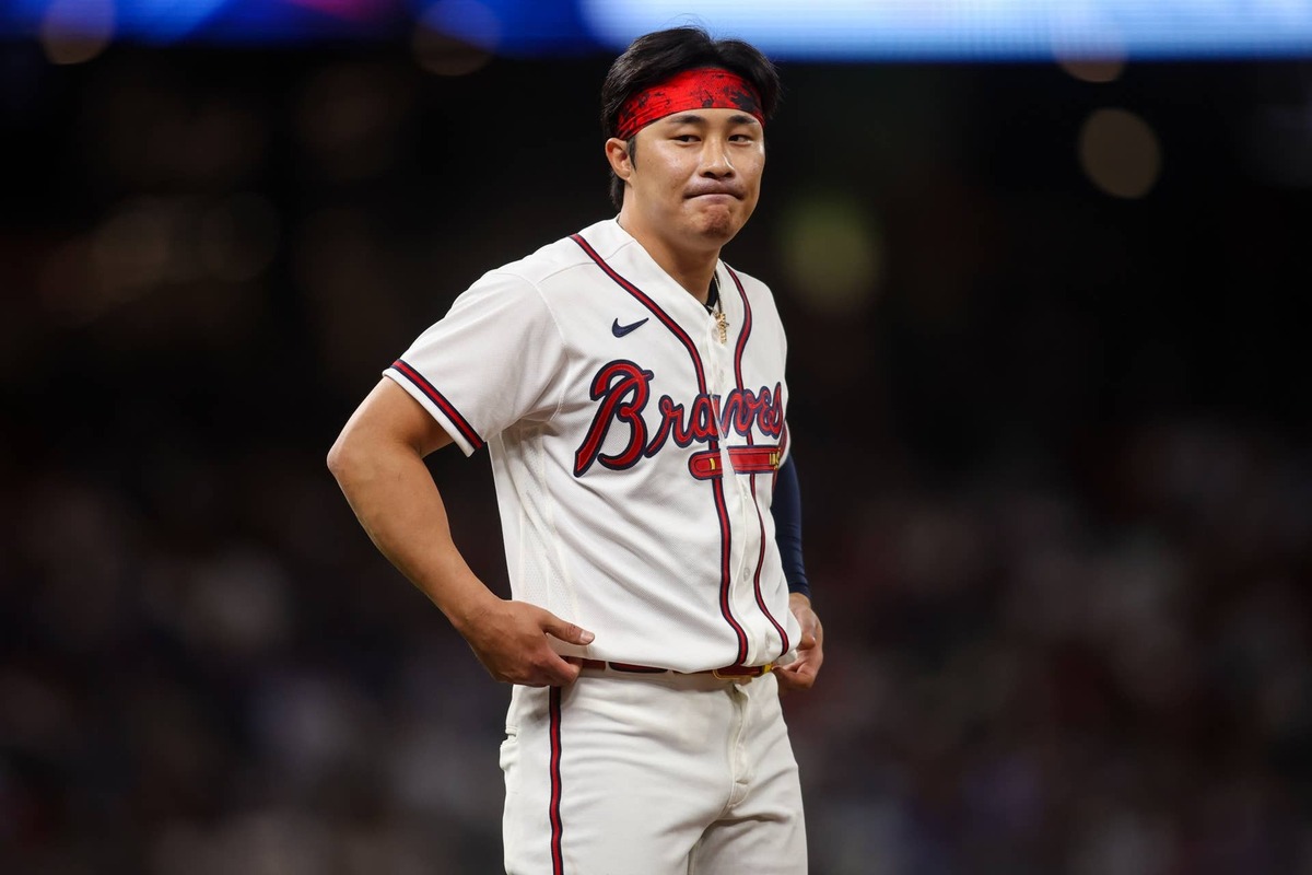  Atlanta Braves shortstop Ha-Seong Kim (7). © Brett Davis-Imagn Images
