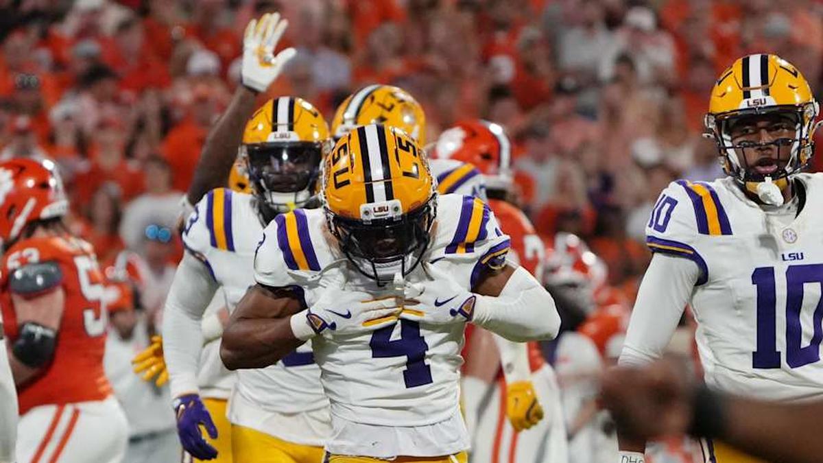  The Chiefs traded up three spots to select LSU cornerback Mansoor Delane. | Ken Ruinard-USA TODAY Network via Imagn Images 