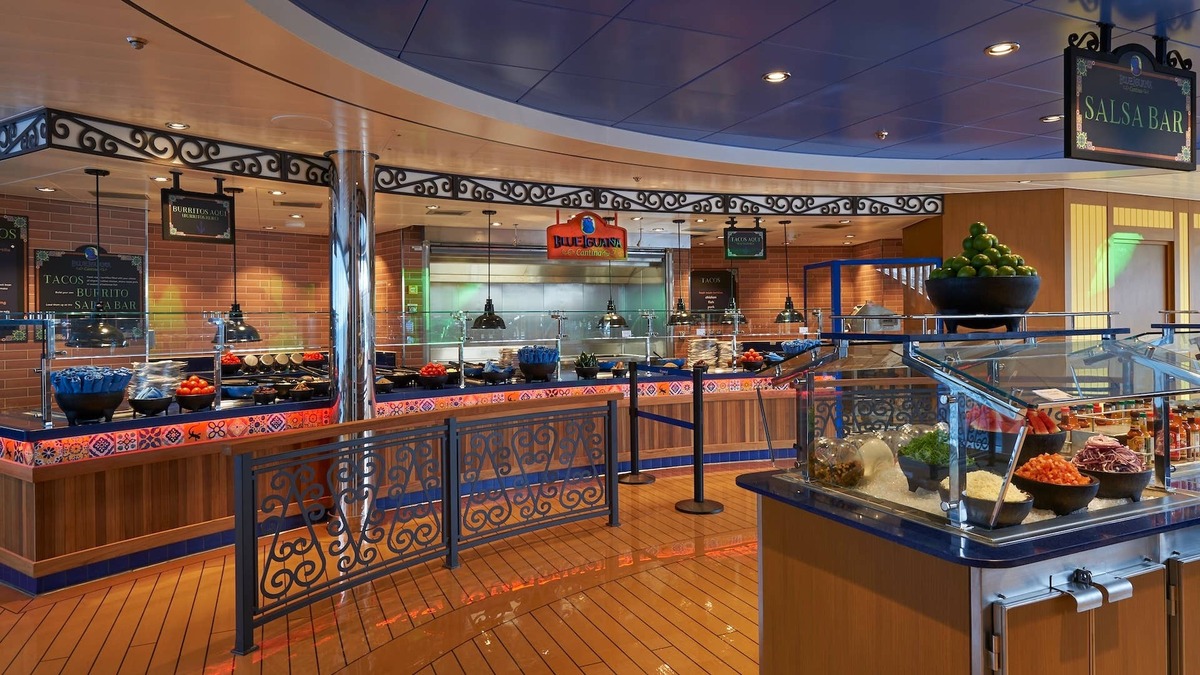  The All Things Wings menu is available at BlueIguana Cantina on the Lido deck of most Carnival cruise ships. 