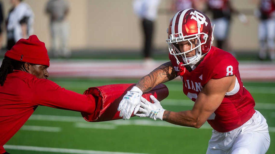  Finally, Tyler Morris will show his new program what he can do this fall. | Rich Janzaruk/Herald-Times / USA TODAY NETWORK via Imagn Images 
