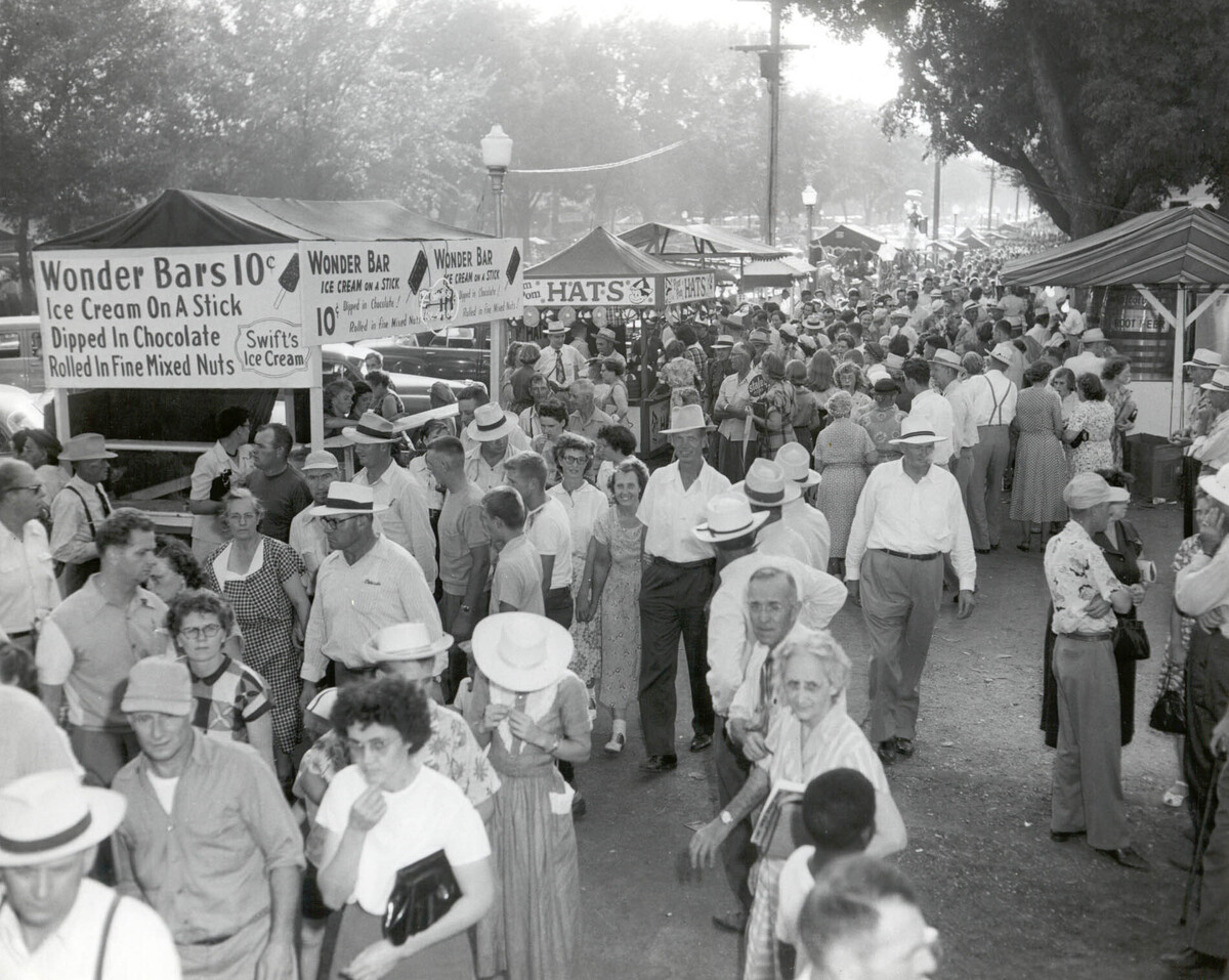 The fair looks different now than it did in 1952, but Ellen loves welcoming every visitorEllen Hammond