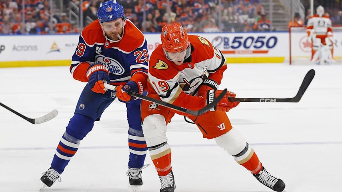  Leon Draisaitl has just one goal heading into Game 5 of the Oilers' first-round playoff series. | Perry Nelson-Imagn Images 
