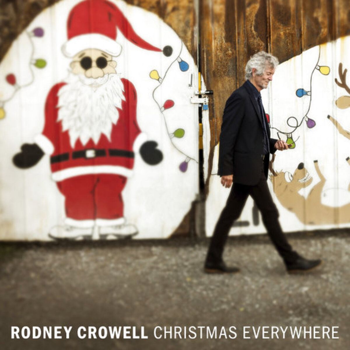 “Christmas Everywhere,” a holiday album by Rodney Crowell. (New West Records via AP)