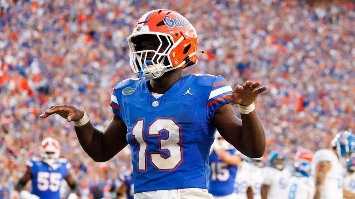 Gators RB Jadan Baugh Lands Impressive Ranking on Mel Kiper' s NFL Draft Big Board