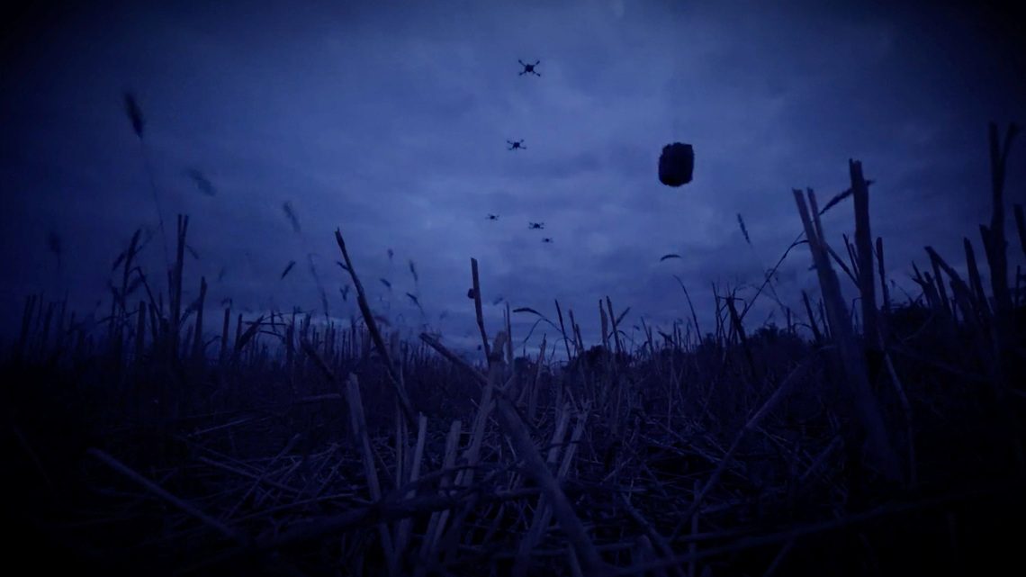 Ukrainian drones deliver new batch of food to Russian-occupied Oleshky 