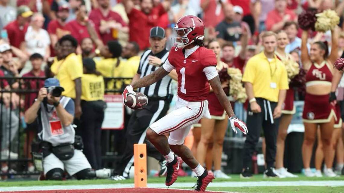 Lightning Delay Ignites No. 10 Alabama to Win over Florida State