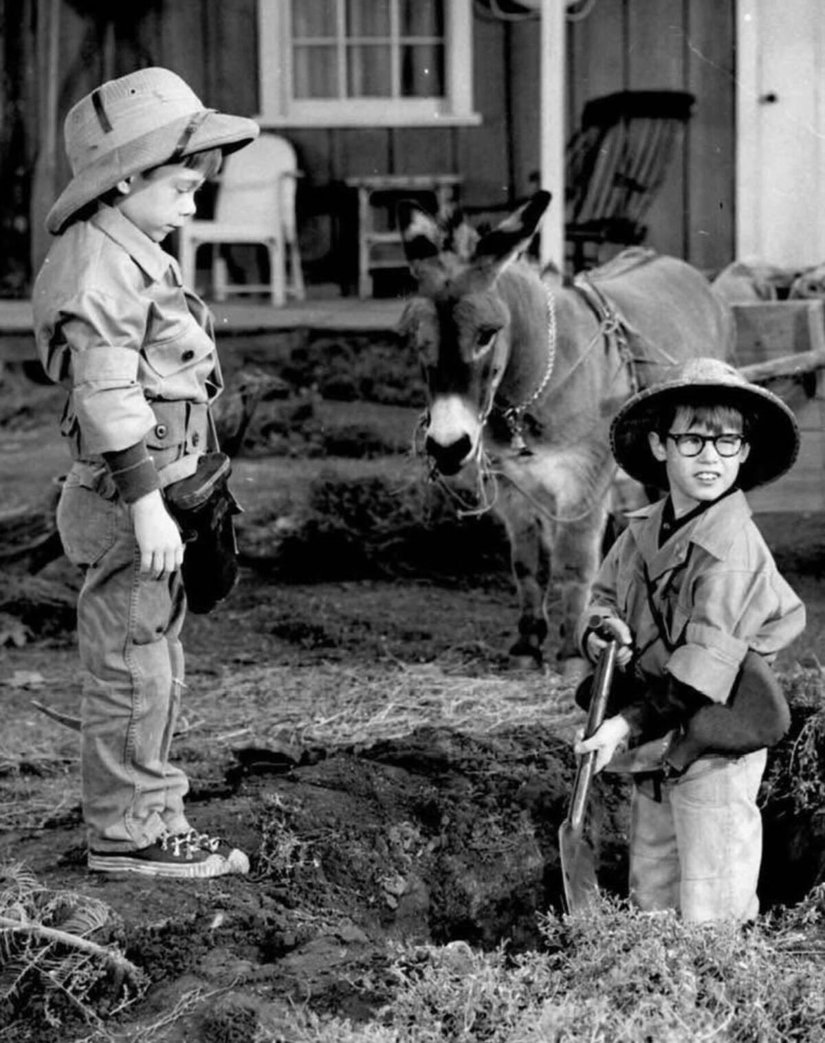 Brothers Stanley and Barry LivingstonCourtesy Barry Livingston