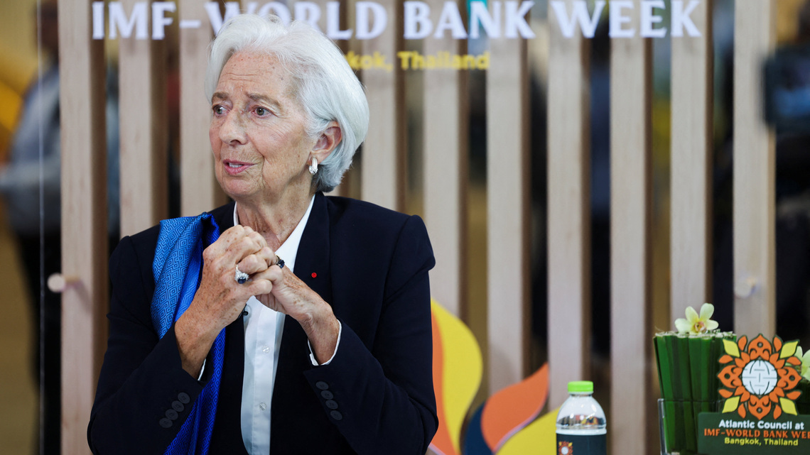 ECB's Lagarde says bond selloff will slow inflation