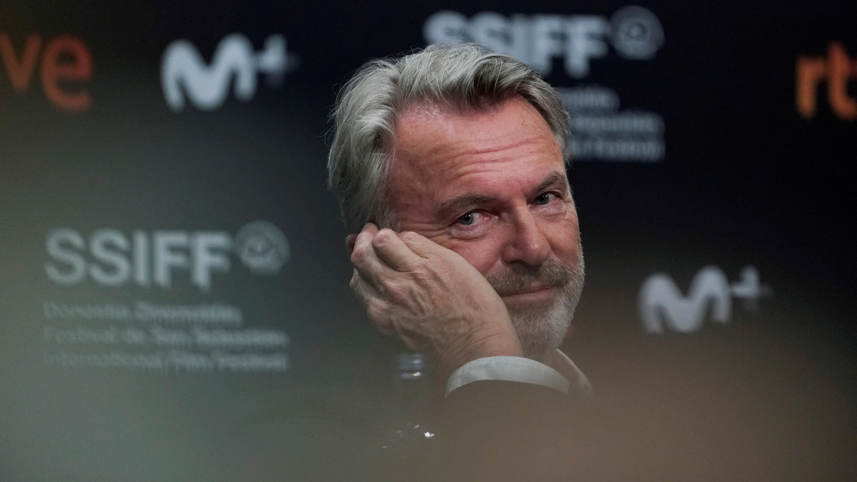 FILE PHOTO: New Zealand actor Sam Neill takes part in a news conference to promote the feature film Blackbird, at the San Sebastian Film Festival, Spain, September 20, 2019. REUTERS/Vincent West/File Photo