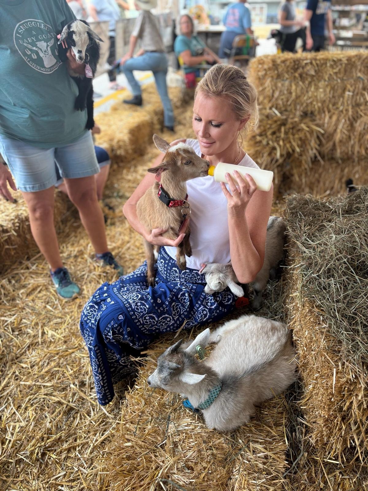Now, Sandra enjoys all aspects of the fair—from food to agricultureSandra Lee