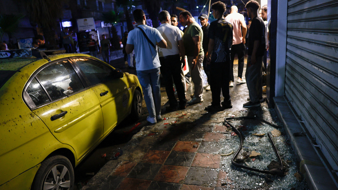 Bomb planted on minibus kills two near Damascus, Syrian officials say 
