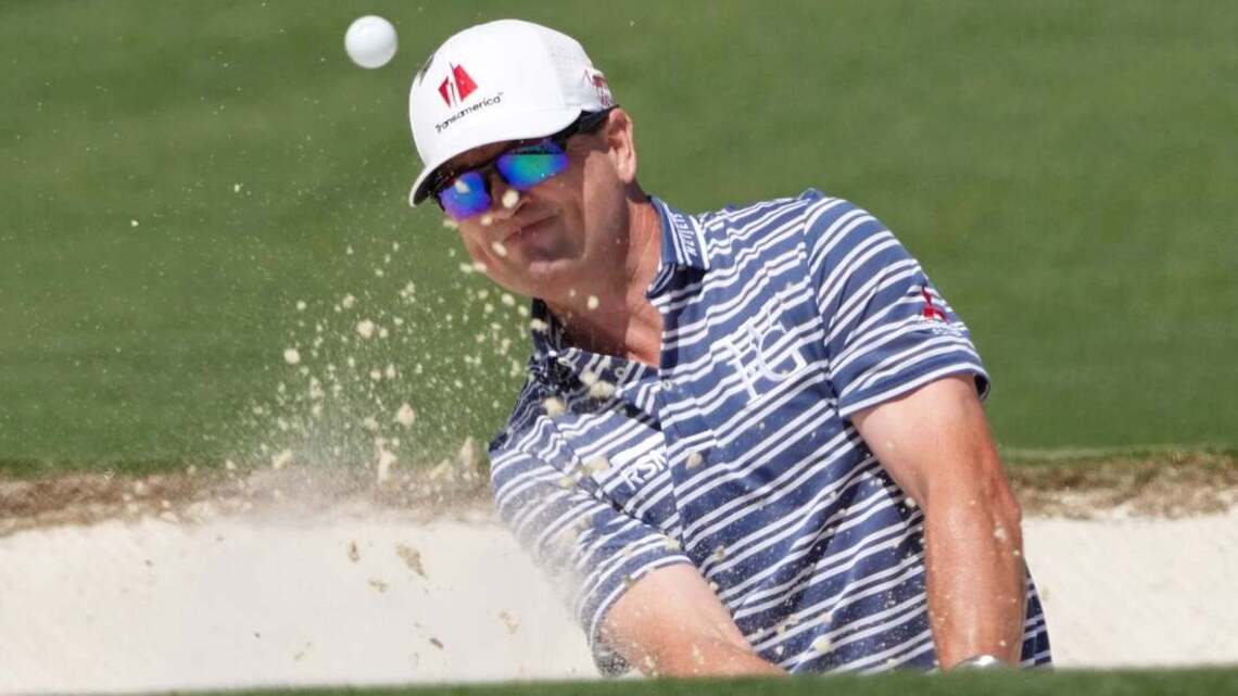 Iowan Zach Johnson fires 63, shares lead in Des Moines  