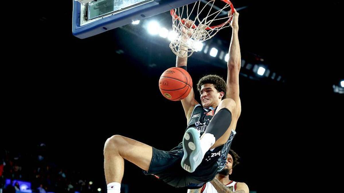  In his two NBL seasons, Karim López established himself as a high-flying and physical wing. | Phil Walter/Getty Images 