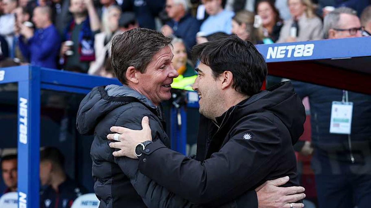  Both Oliver Glasner (left) and Andoni Iraola (right) are leaving their posts this summer, | Robin Jones/AFC Bournemouth/AFC Bournemouth/Getty Images 