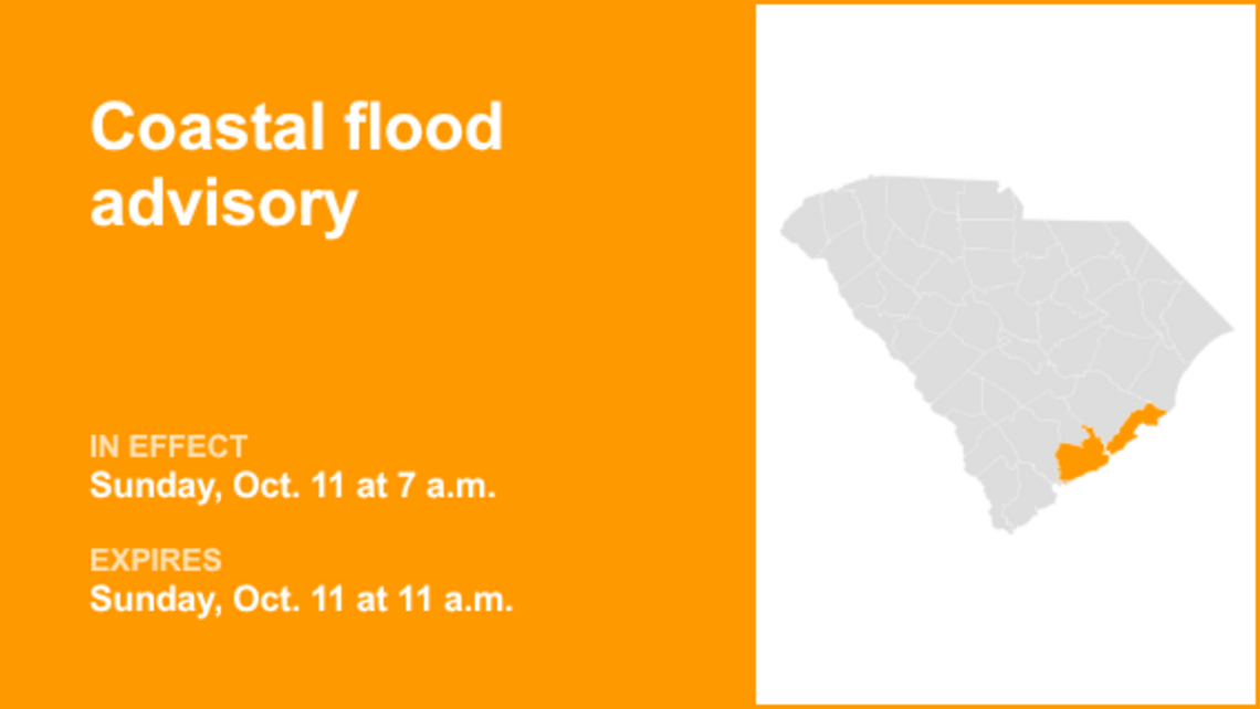 UPDATE: Coastal flood advisory affecting Charleston County until Sunday midday 