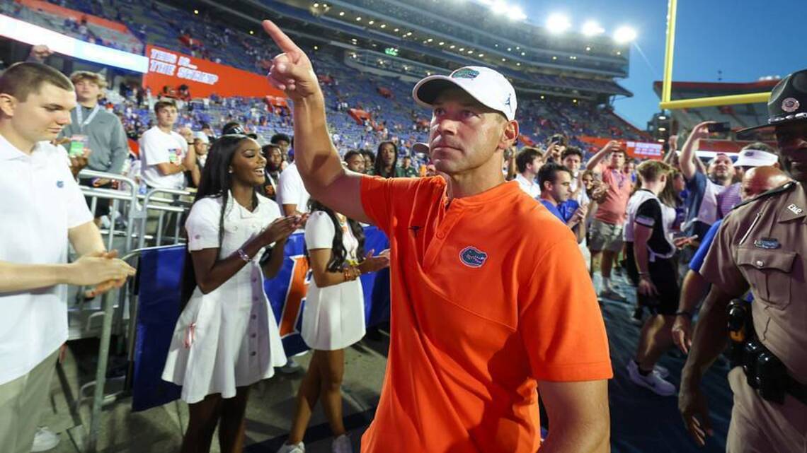 Gators HC Jon Sumrall Named Inaugural Dodd Trophy Coach of the Month
