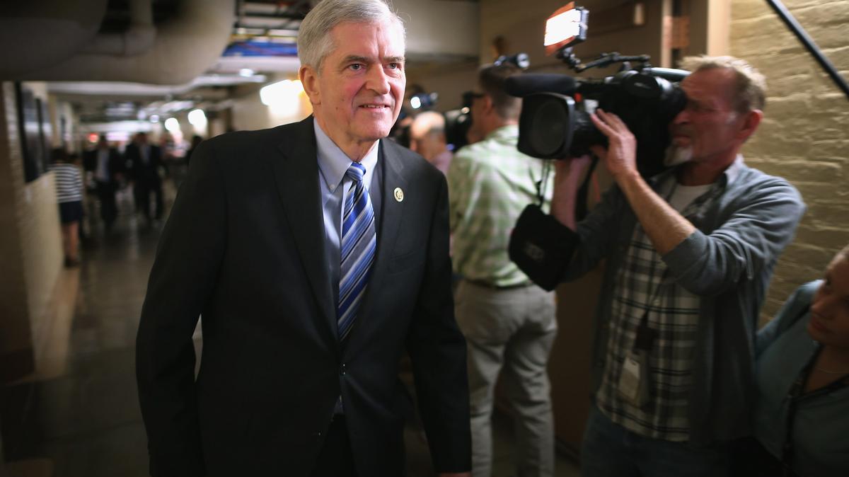U.S. Rep. Daniel Webster (R-Fla.) heads for a House Republican caucus meeting in the basement of the U.S. Capitol Oct. 9, 2015, in Washington, D.C. (Chip Somodevilla/Getty Images/TNS)