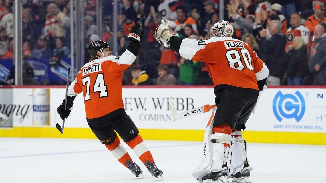 NHL roundup: Flyers beat Bruins in OT, move into playoff spot 