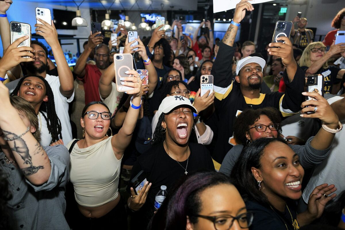  Supporters of Democratic congressional candidate Melat Kiros celebrate at an election-night watch party after Kiros won the Colorado primary on June 30, 2026. Michael Ciaglo/Getty Images 