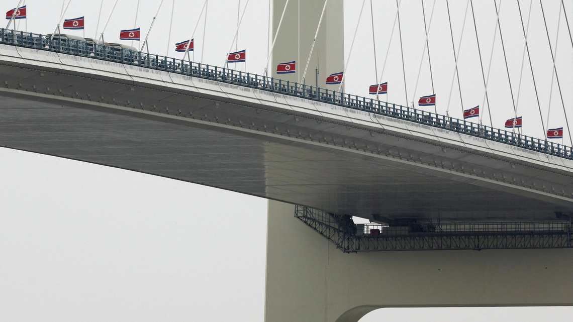 North Korea says opening ceremony was held for new bridge to China 