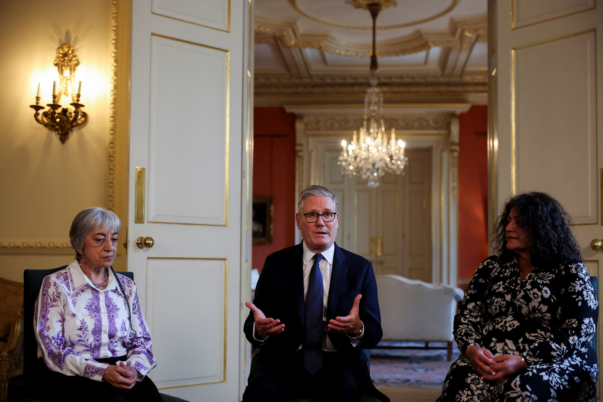 Britain's Prime Minister Keir Starmer speaks during a meeting with campaigners to discuss historical forced adoption, at Downing Street, in London, Britain, July 2, 2026. REUTERS/Isabel Infantes/Pool