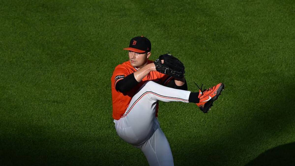  Detroit Tigers starting pitcher Tarik Skubal (29) throws a pitch against the Chicago White Sox in the first inning at Comerica Park. | Lon Horwedel-Imagn Images 