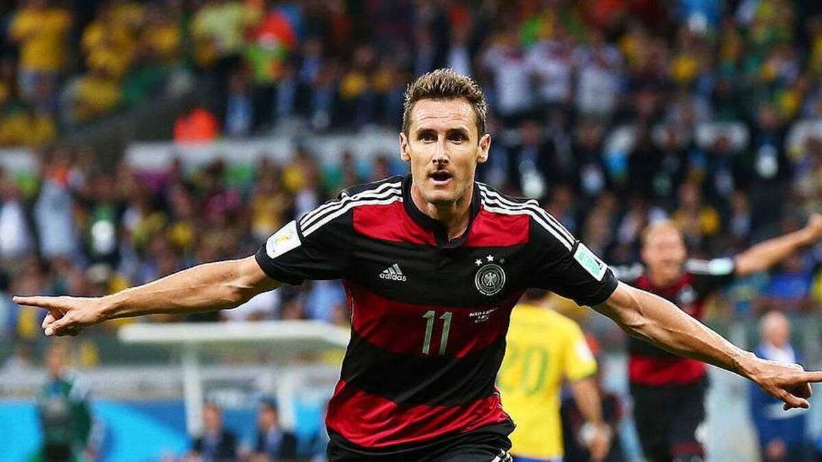  Miroslav Klose is the World Cup's all-time leading goalscorer. | Robert Cianflone/Getty Images 