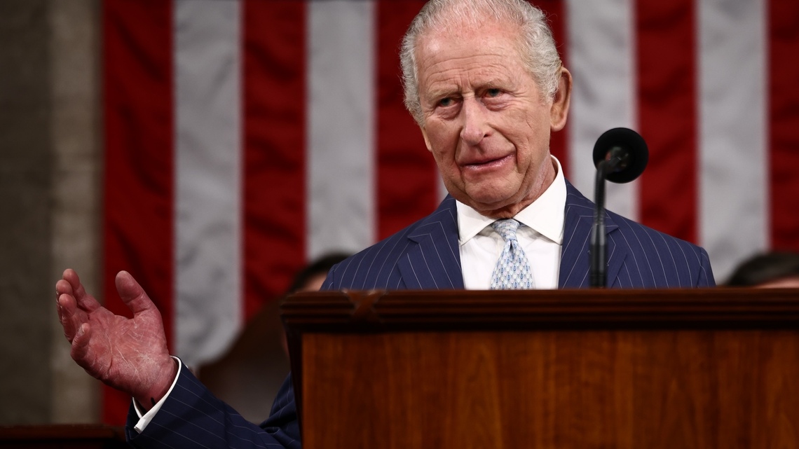 El rey Carlos no menciona a Epstein en su discurso ante el Congreso tras el escándalo de su hermano 