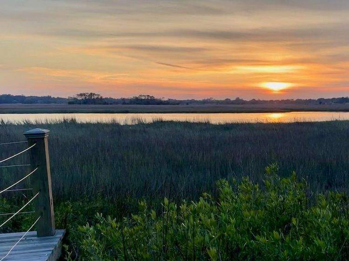  Sunset over the marsh at Mingo Point. Photo credit: Sharon Kurtz 