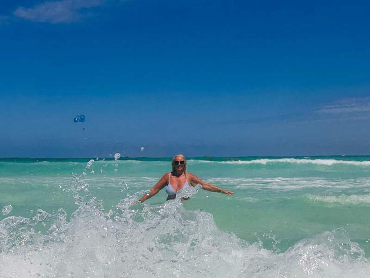  The turquoise water at Sandos Cancun may look calm from shore, but the waves can turn powerful quickly at this Cancun all inclusive adults only resort in Cancun's Hotel Zone. Photo credit: Shelly Peterson 