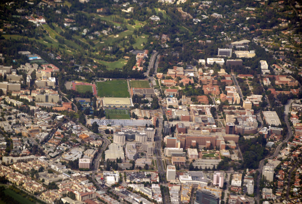 General view of the UCLA campus in a photograph taken in August 2013.