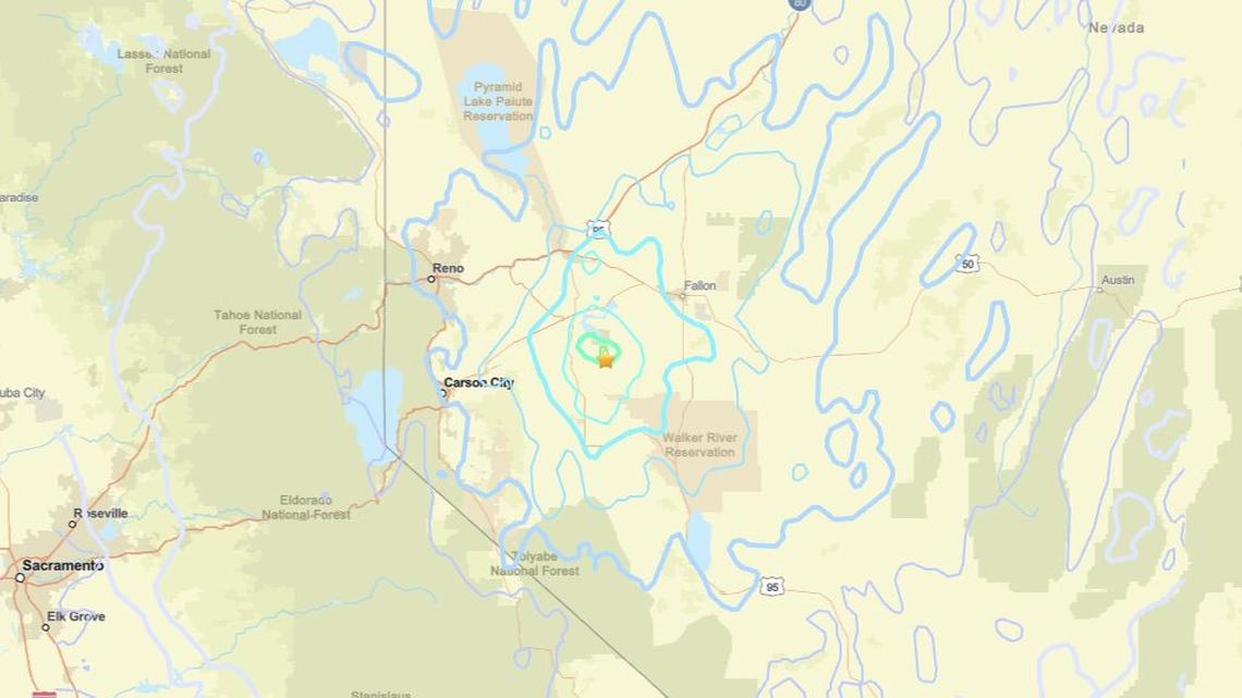 Update: 4.8 magnitude earthquake rattles near Silver Springs, NV on April 22 