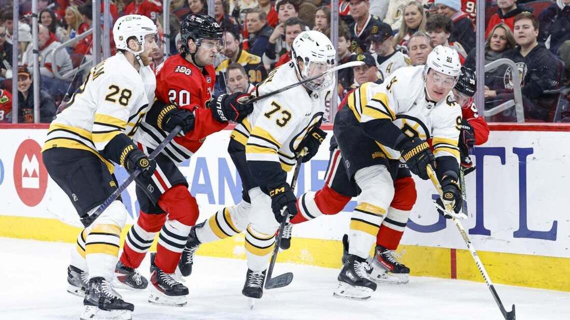 Bruins looking to restore momentum as they host Blackhawks 